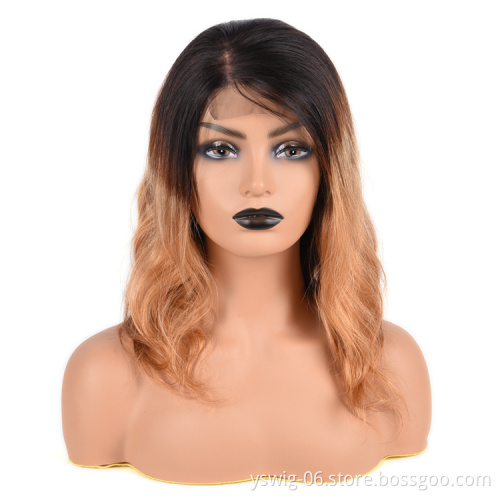 10A 12A Grade Thick End Cuticle Aligned Brazilian Hair Lace Front Wig, Real Unprocessed Mink Human Virgin Hair Wigs Vendors